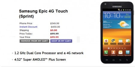 The hottest Android phone of the summer is just $99.99 on contract from Walmart - Samsung Epic 4G Touch just $99 at Walmart with a signed 2-year contract