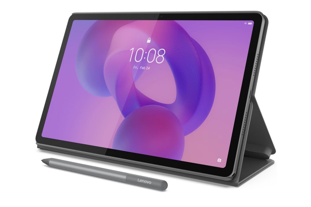 Lenovo Idea Tab with stylus and folio case