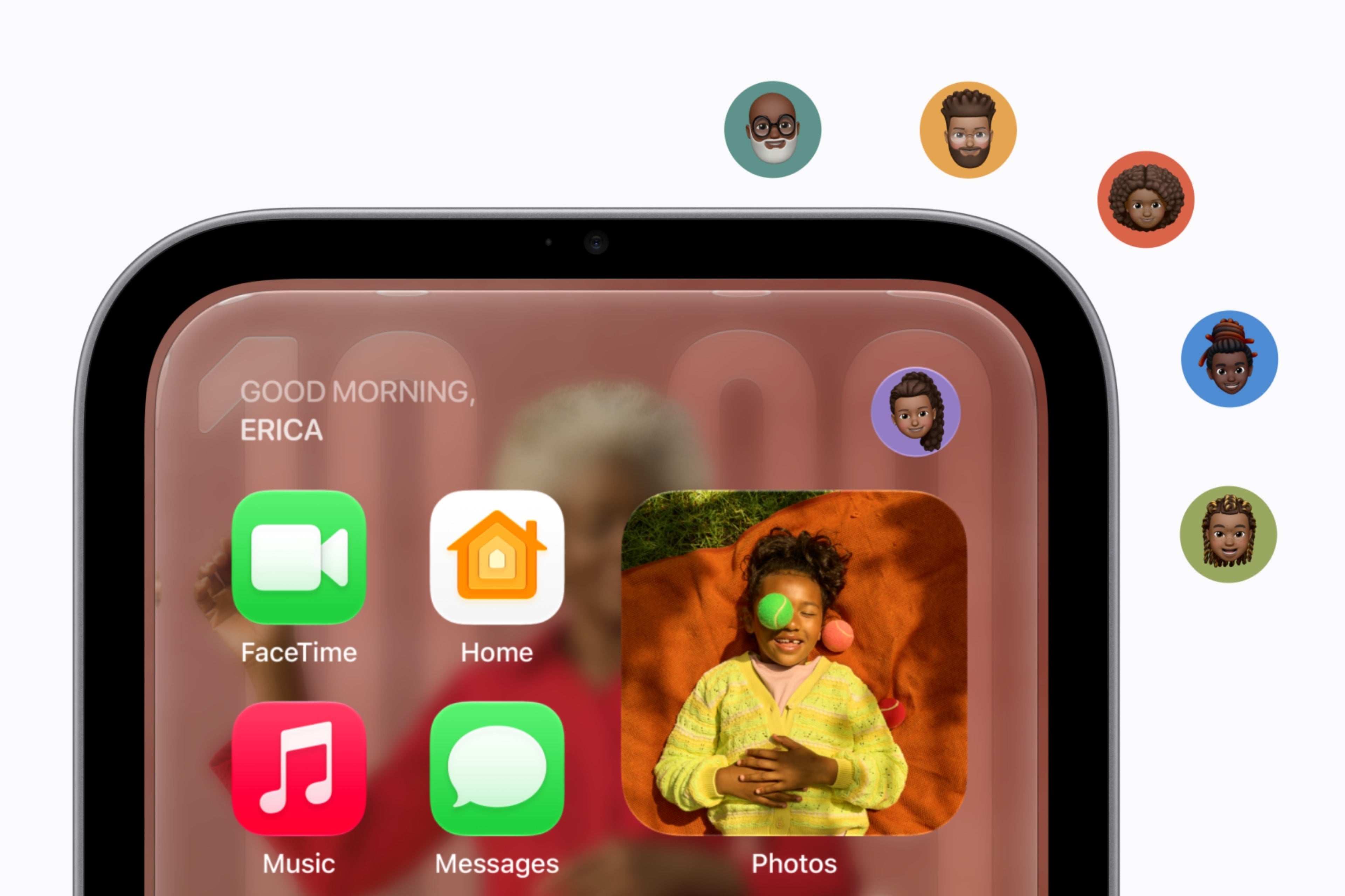 HomeView Home Screen recognizing different users by their face