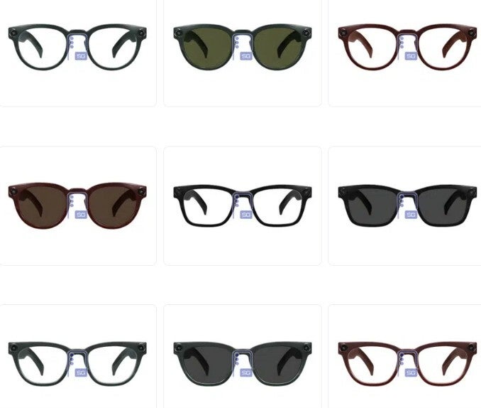 Warby Parker-designed versions of Samsung&amp;#039;s first-gen smart glasses.