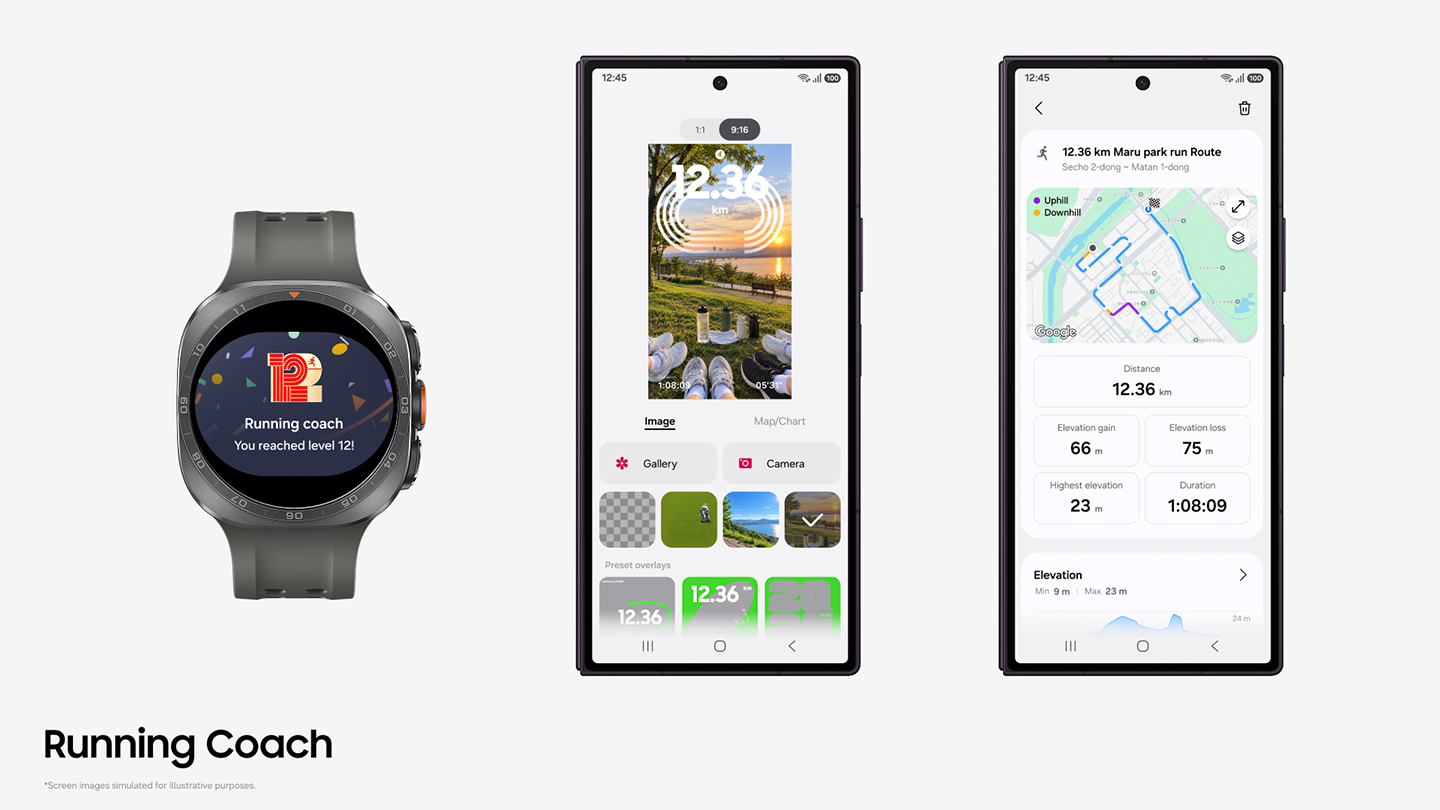Running Coach comes with some excitements as well. | Image by Samsung - Your Galaxy Watch is about to become a whole lot better
