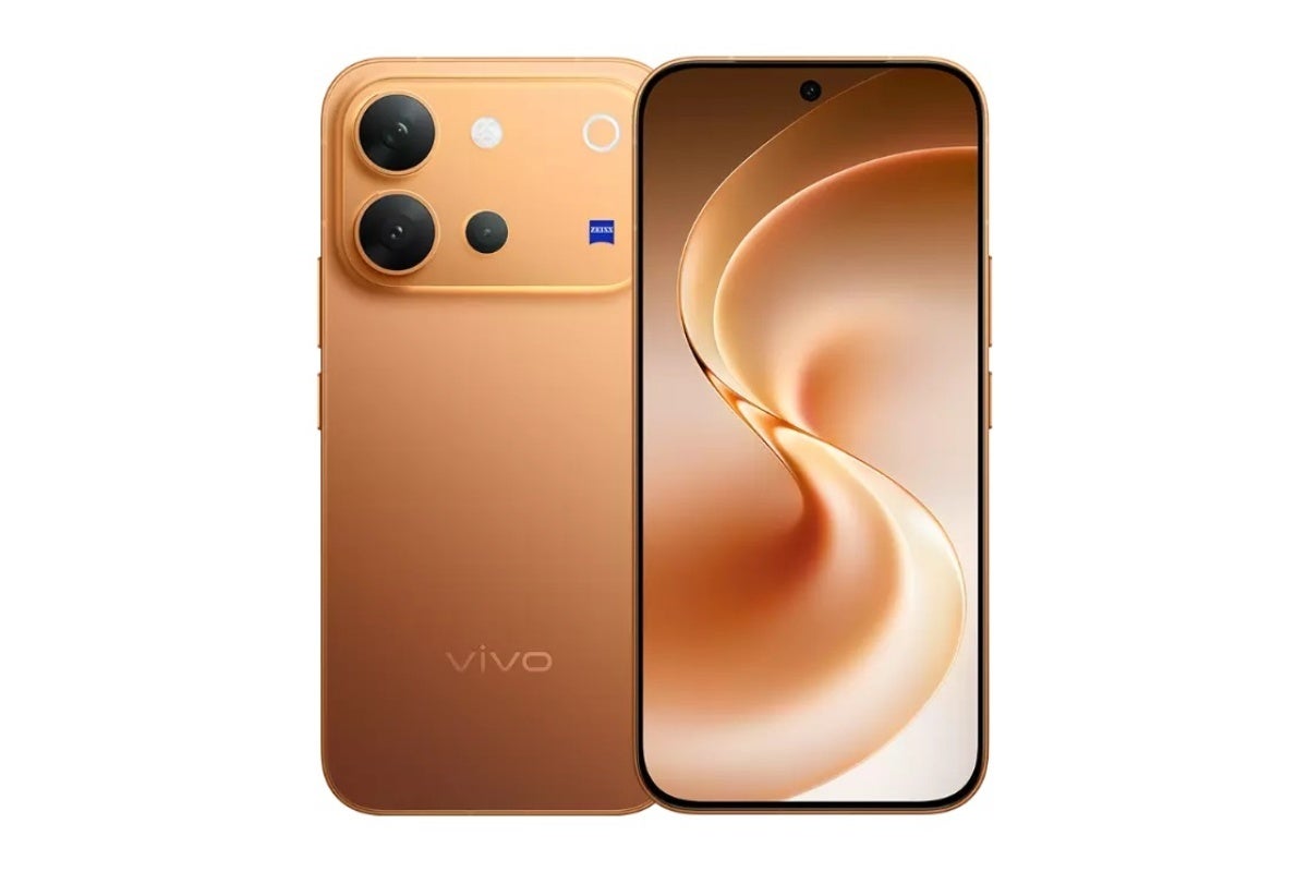 Vivo V80 in Sunrise Orange color