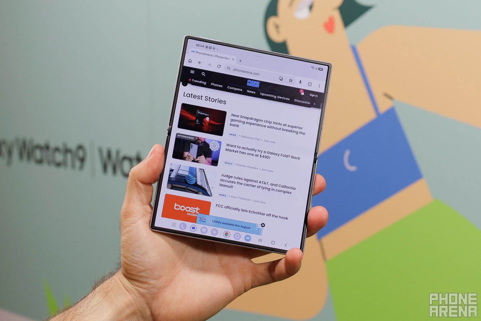 The high-end Galaxy Z Fold 8 Ultra was cheaper than ever this October. | Image by PhoneArena - Best October Prime Day Samsung phone deals: these offers stole the show