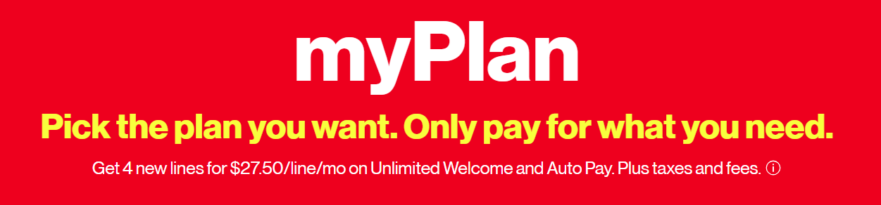 Verizon myPlan