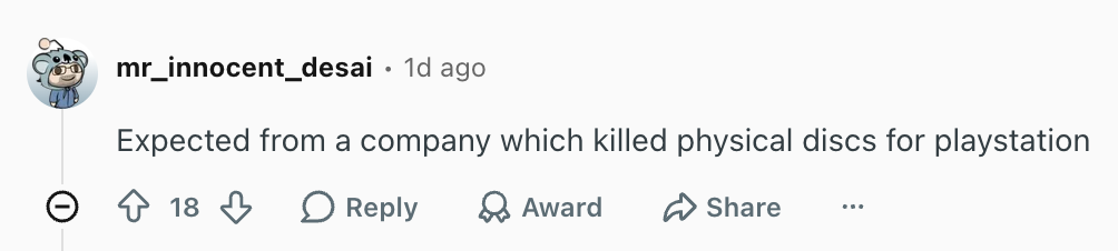 This isn't Sony's first unpopular decision this year. | Image by Reddit (screenshot - Sony confirmed it won&rsquo;t give the Xperia 10 VI its promised Android 17 update