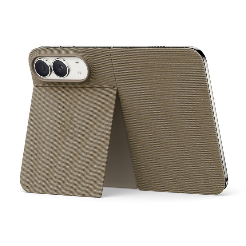 The Folio case is the nicer one, but it covers the outer screen.
