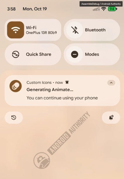 Surfaced notification alert related to this new wallpapoer feature.
