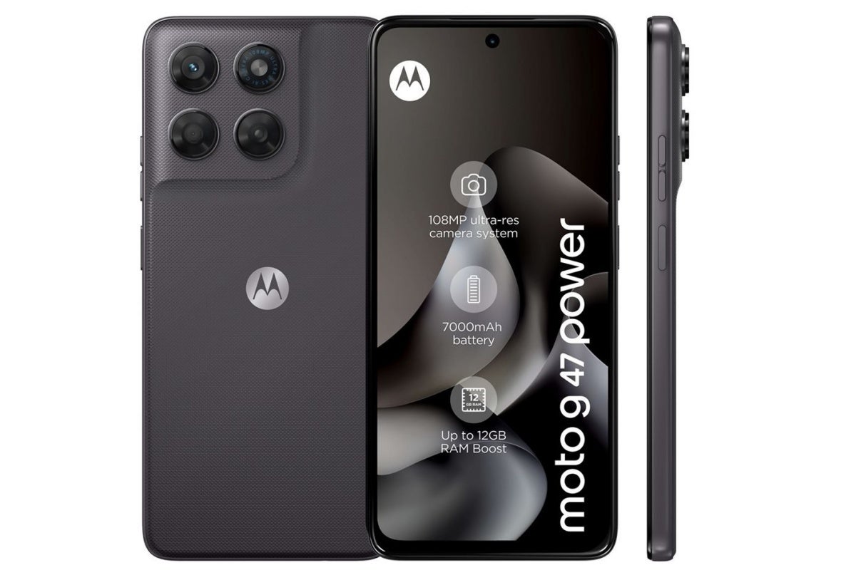 Leaked Motorola Moto G47 Power 5G image in gray color