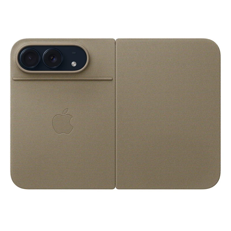 The Folio case attaches using magnets, but it covers the outer screen.