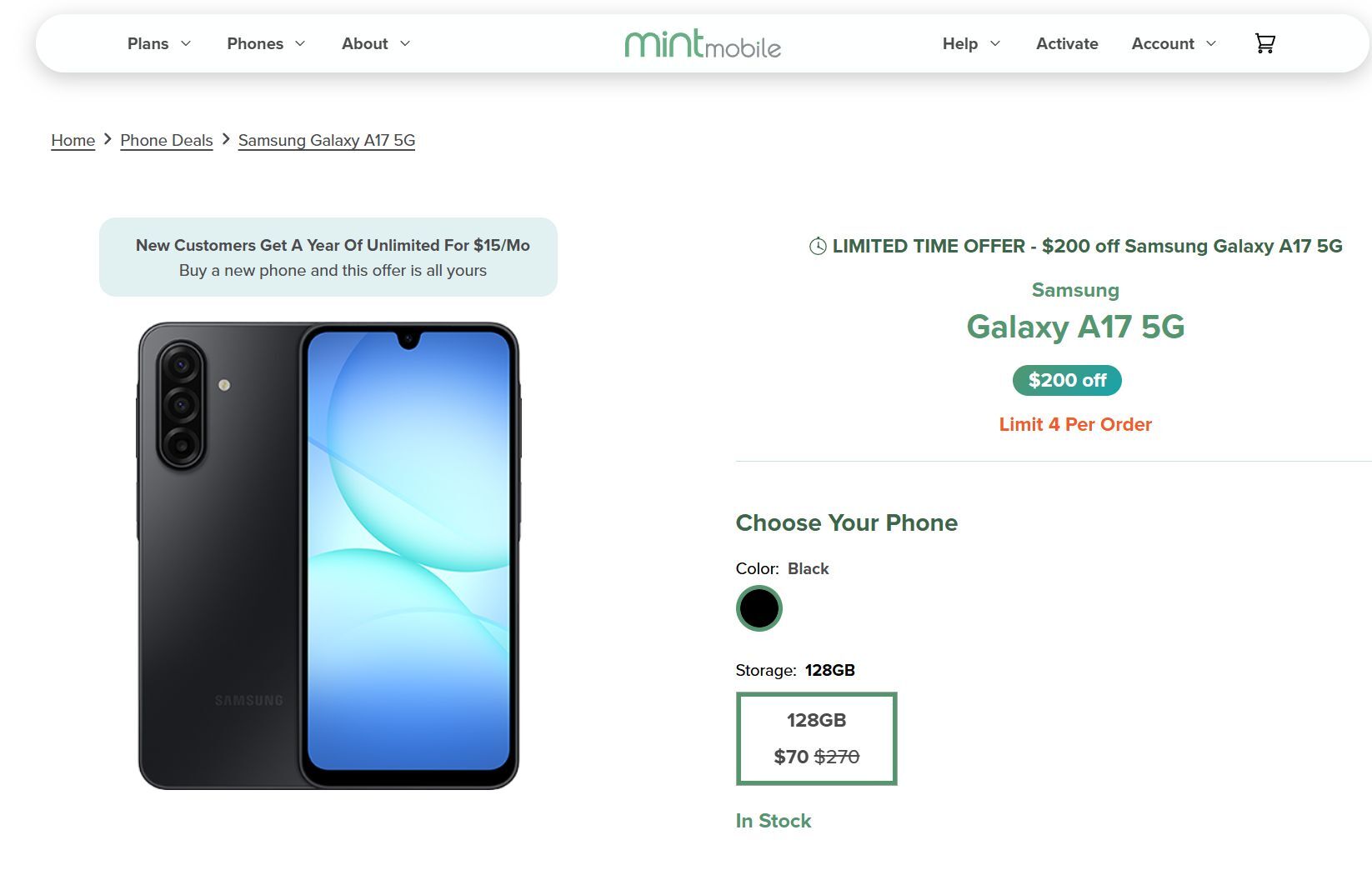 You can get a decent Samsung phone for $70 at Mint Mobile. | Image by Mint Mobile - A Samsung smartphone for under $100? It's possible with this crazy Mint Mobile deal!