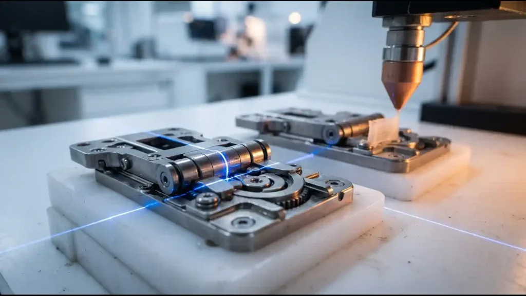 Apple decided to employ AI in the iPhone Duo's manufacturing in a genius way. | Image by BriefFlash - iPhone Duo's crease and hinge explained &mdash; every innovation Apple baked inside its first foldable