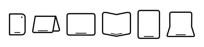 Different website pages and shapes for the Duo.