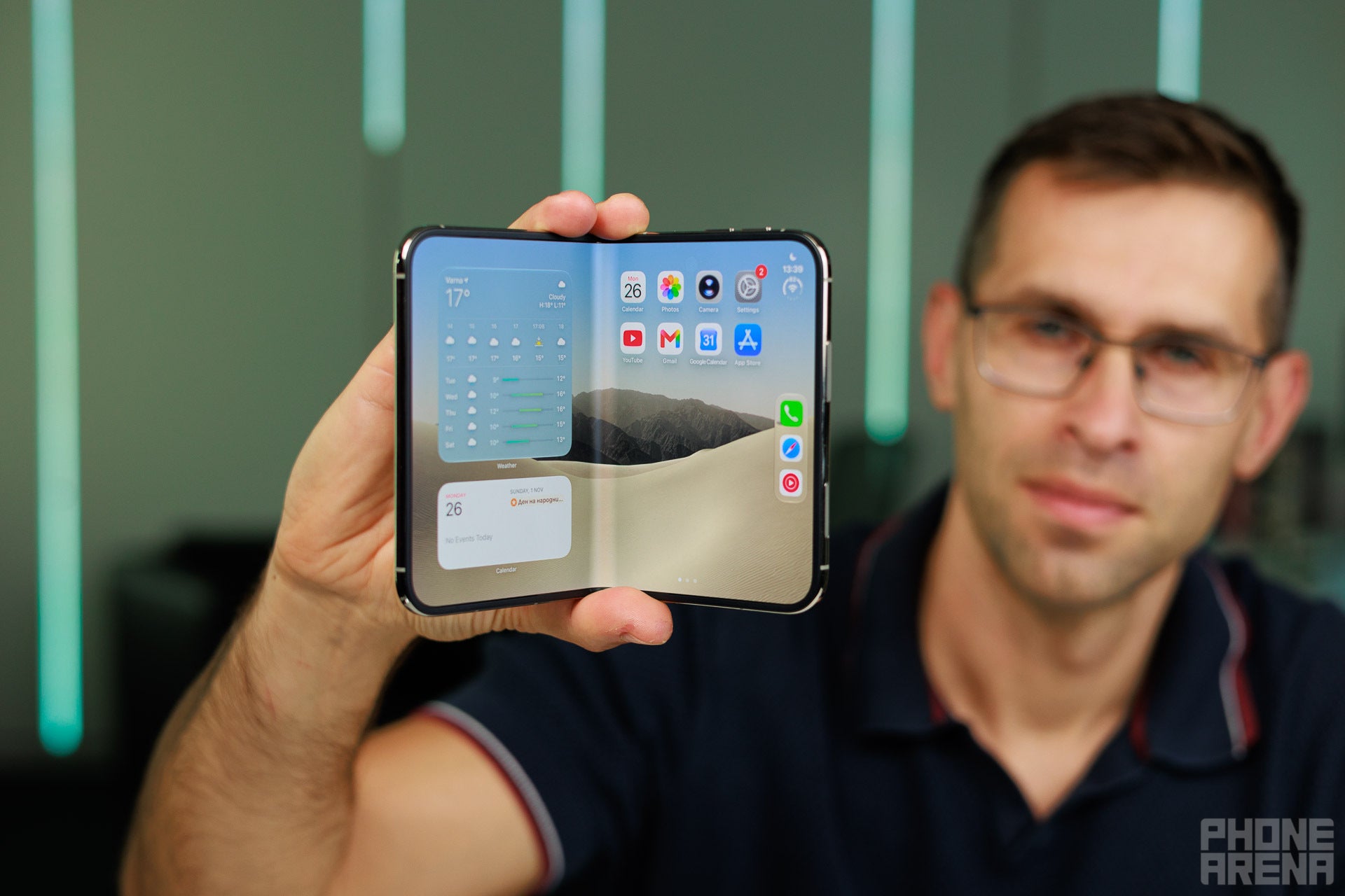 Image by PhoneArena - iPhone Duo is the perfect foldable form factor, but I'm not sure that's enough