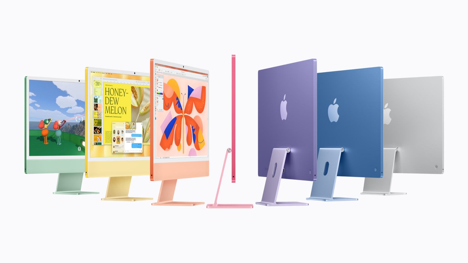 The new iMac looks just like the old iMac. | Image by Apple - Apple just announced two more new devices with M6 chips