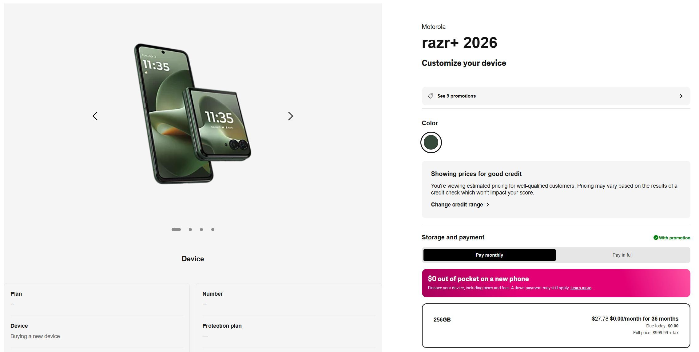 Now's your chance to get a flip flagship for free. | Image by T-Mobile - T-Mobile just made 2026&rsquo;s coolest foldable phone completely free