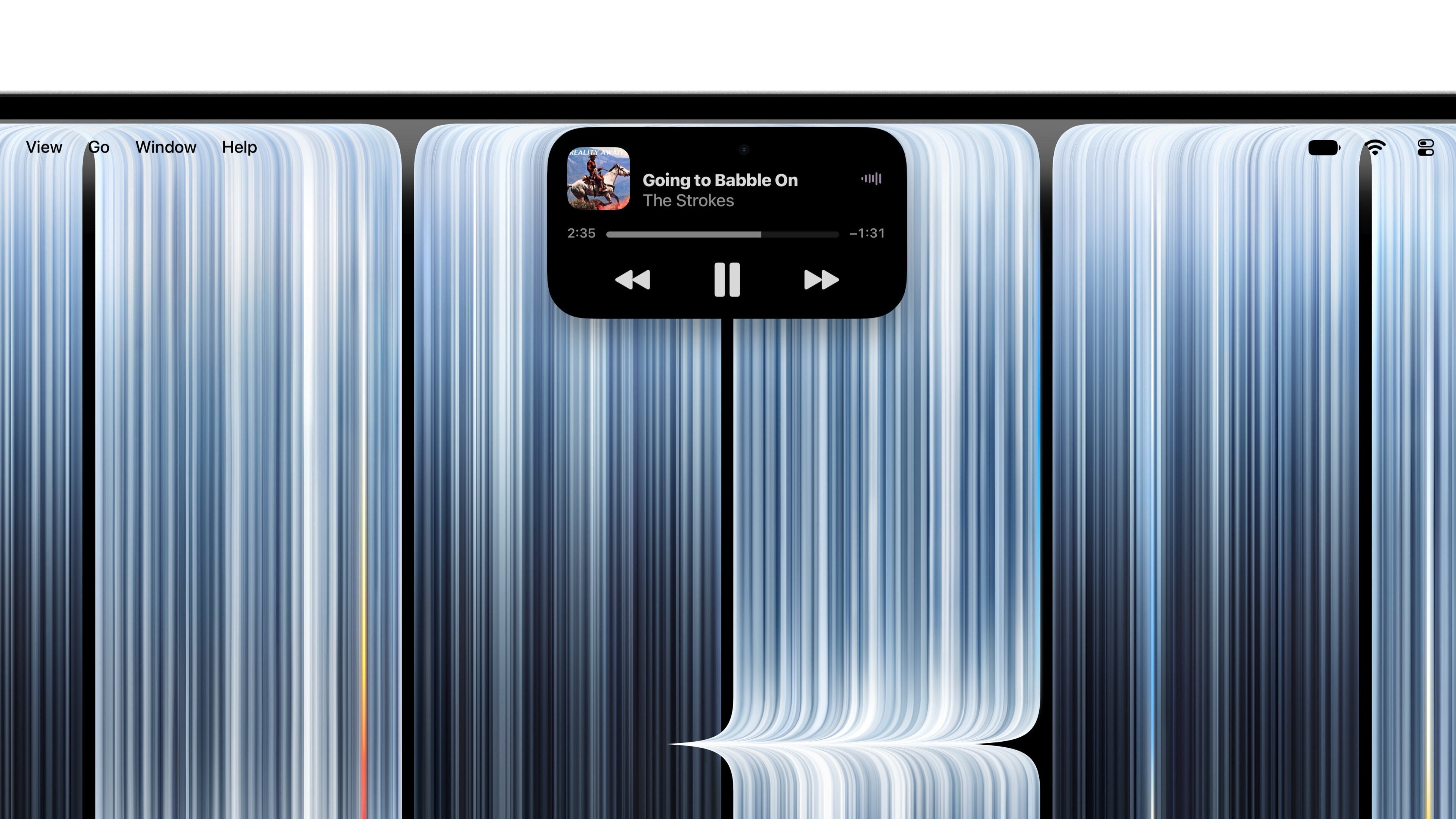 The new MacBook Pro also has a Dynamic Island. | Image by Apple - A decade later, Apple brings back a beloved feature to the MacBook Pro