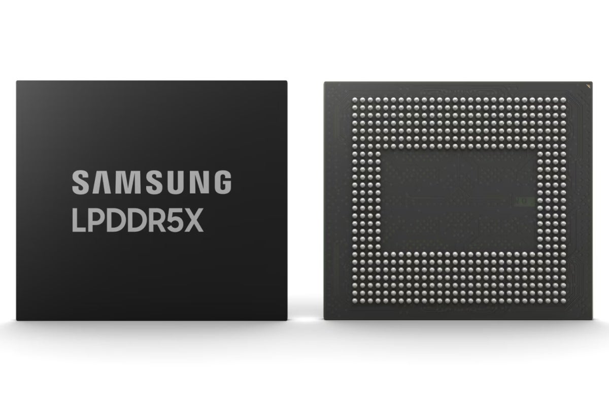 Samsung LPDDR5X memory chip
