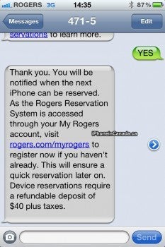 Canadian carrier Rogers is using the Apple iPhone to push its new device Reservation System - Rogers pushes its new device Reservation System to potential Apple iPhone buyers