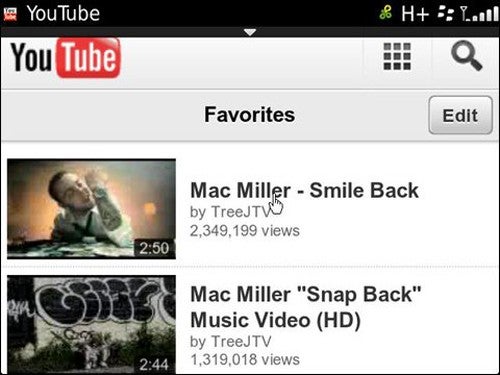 The new YouTube UI for BlackBerry 7 OS users - BlackBerry 7 OS gets YouTube client with optimized HTML5