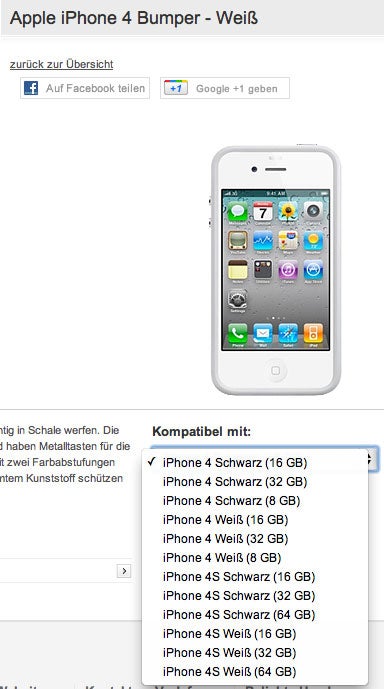 Vodafone Germany lists iPhone 4S with capacities up to 64GB