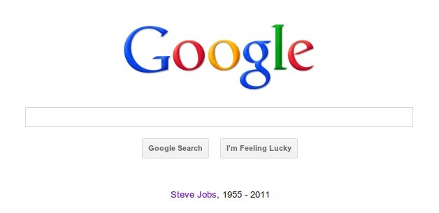 Steve Jobs is commemorated on the Internet including Google.com - The world responds to Steve Jobs&#039; death