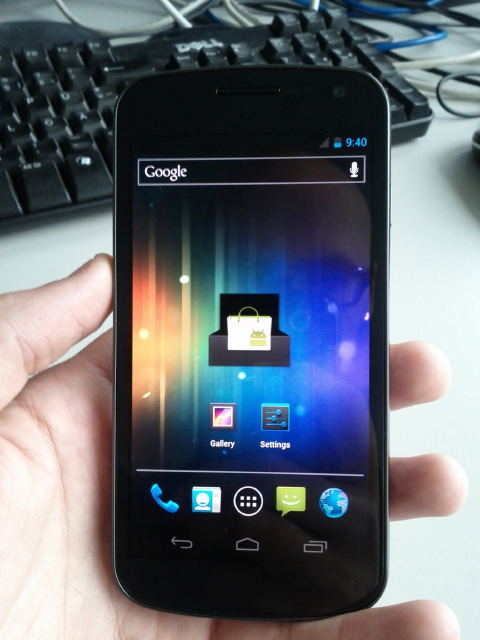 Samsung Nexus Prime gets full frontal exposure, Android Ice Cream Sandwich too
