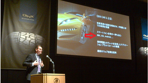 RIM&#039;s slide shows the new BBX name for its QNX platform - BBX name for RIM&#039;s QNX platform is leaked during Japanese presentation