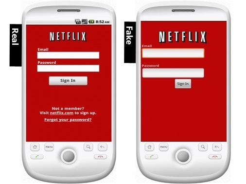 How to spot the fake Netflix app