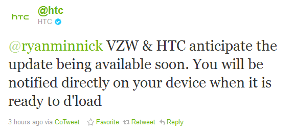 Android 2.3 is coming soon again to the HTC ThunderBolt - Verizon and HTC say Gingerbread update for HTC ThunderBolt coming soon