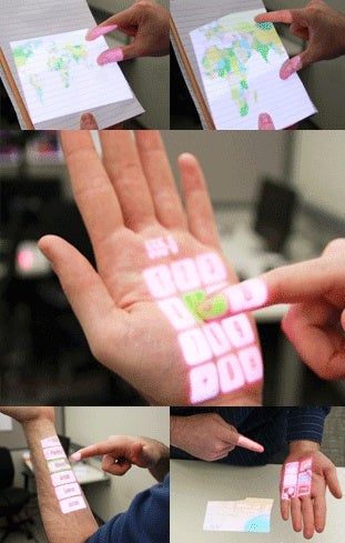 Microsoft shows OmniTouch: its vision for the future of touch interfaces (hint: they’re everywhere)