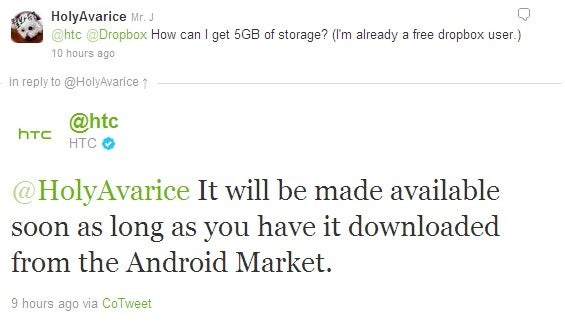 Your HTC Android phone can haz 5GB of Dropbox storage for free now