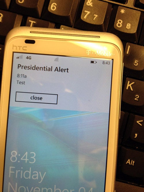 T-Mobile gives the Presidential Emergency Alert system a test ahead of schedule