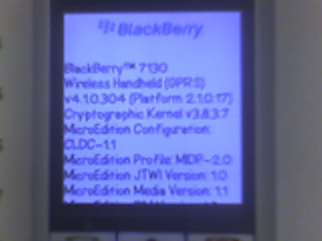Blackberry 7130c is for Cingular?