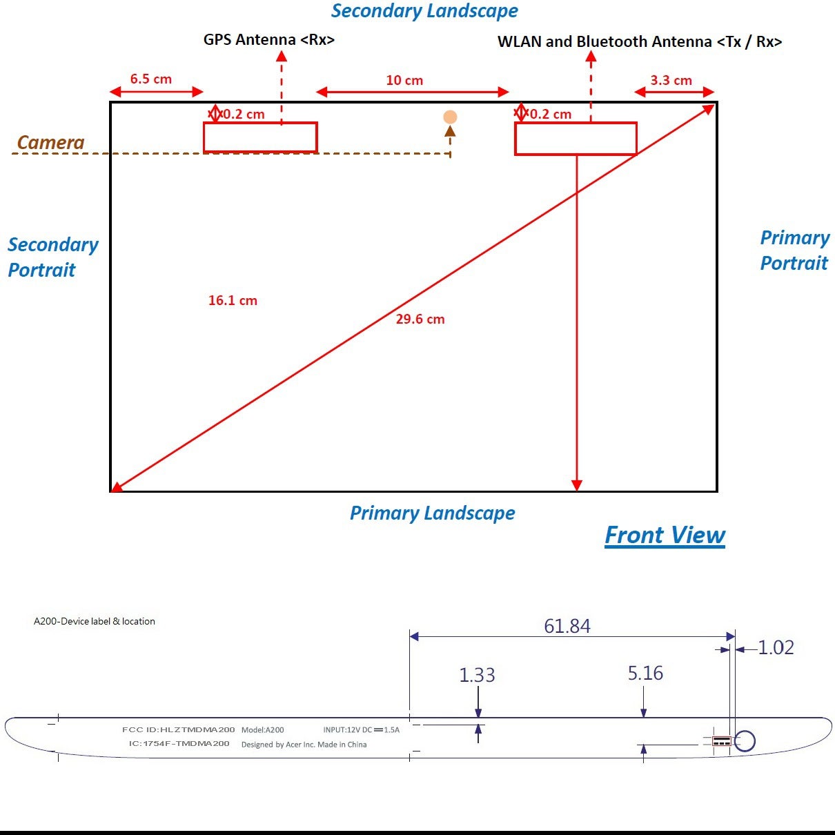 Acer ICONIA TAB A200 pays a visit to the FCC