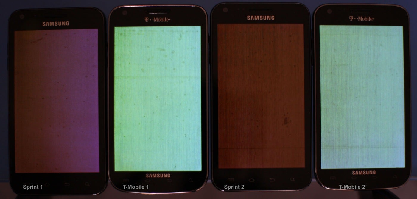Some Samsung GALAXY S II for T-Mobile units may have faulty displays