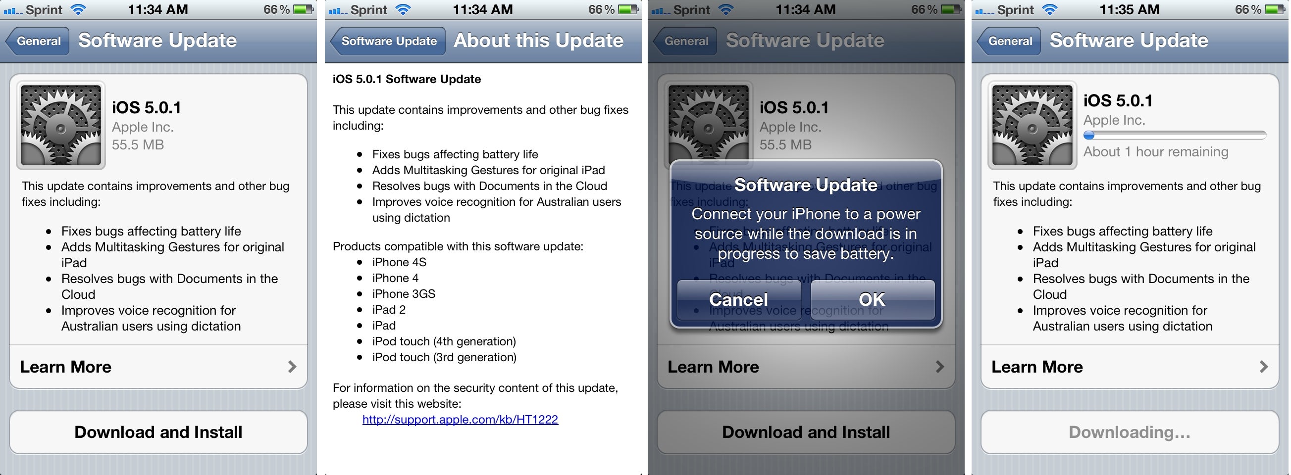 Apple&#039;s first OTA update has been sent out - Apple sends out its first OTA update for iOS 5.0.1-it&#039;s to fix the battery and more