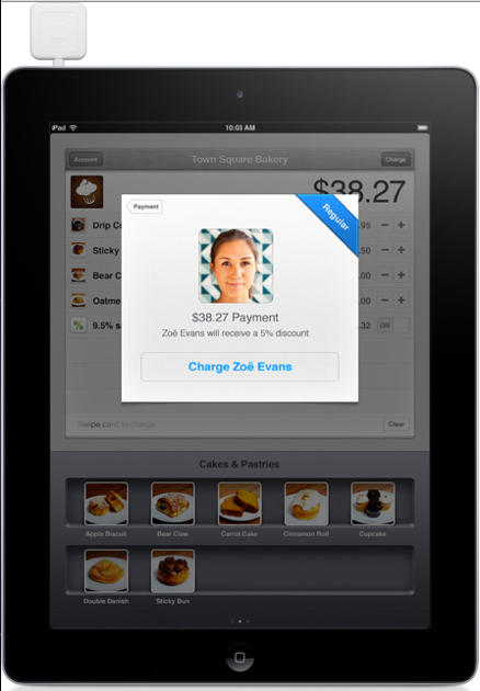 Square 2.2 can label a customer as a &quot;regular&quot; - Square 2.2 update brings printed receipts and allows vendors to offer incentives to customers
