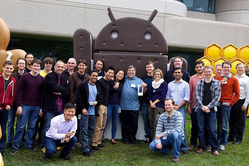 Woz gets a Galaxy Nexus straight from Google