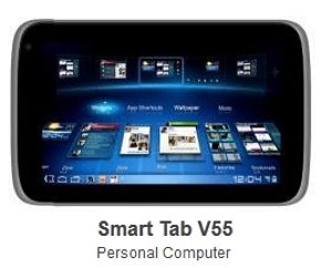 Picutre of ZTE V55 tablet surfaces