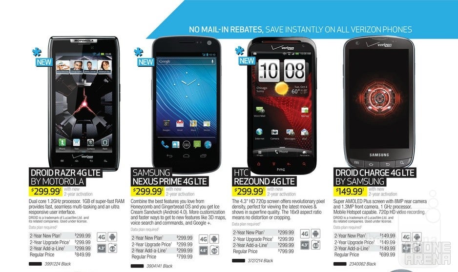 Samsung Nexus Prime in Best Buy&#039;s weekly ad for $299 on contract starting November 27