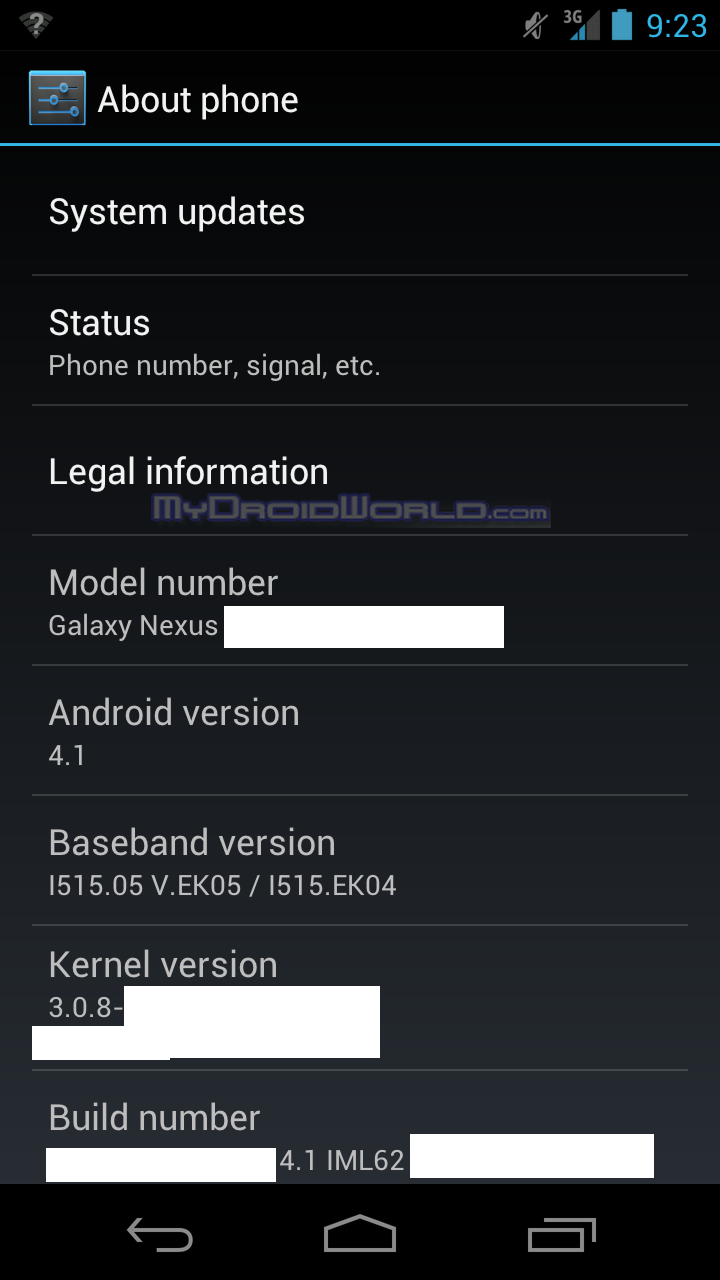 Verizon Google Nexus may be getting Android 4.1 before release