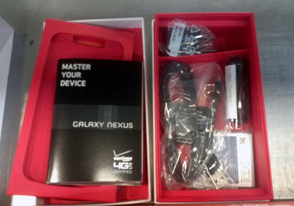Verizon Galaxy Nexus en route to stores, final packaging leaked