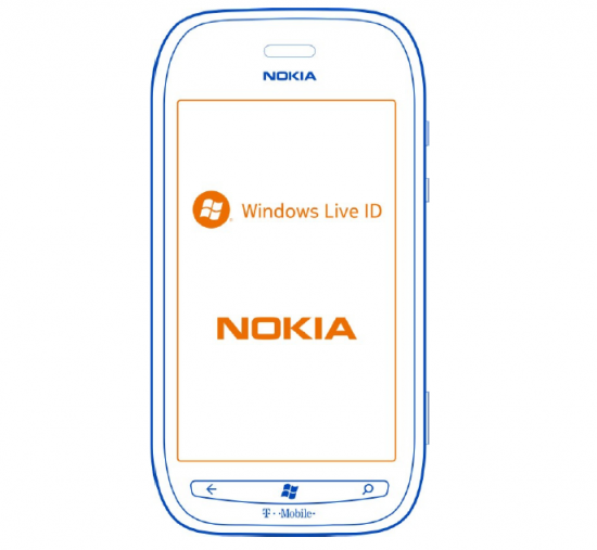 Nokia Lumia 710 manual shows T-Mobile logo on handset
