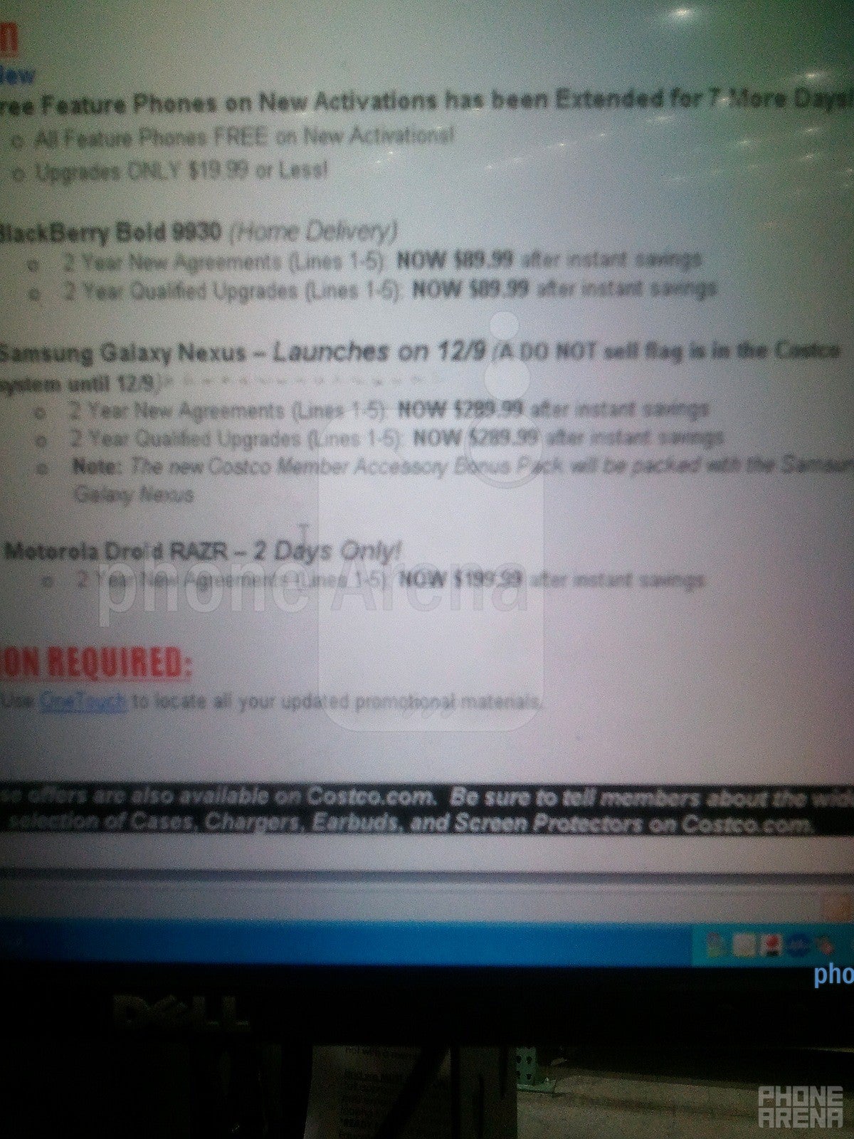 The Samsung Galaxy Nexus will cost $289 on-contract at Costco - Samsung Galaxy Nexus to cost $289 at Costco, bonus accessory pack included