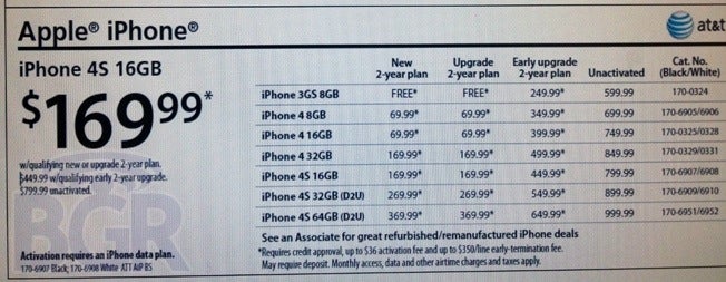 Radio Shack has the AT&amp;amp;T version of the Apple iPhone on sale starting Sunday - Radio Shack offering discount on AT&amp;T versions of the Apple iPhone starting Sunday