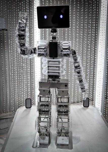 Samsung Galaxy gadgets power a robot that gives... hugs