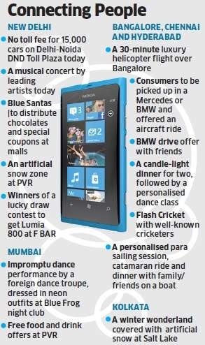 Nokia Lumia 800 and Lumia 710 launch accompanied by a stunning marketing campaign in India