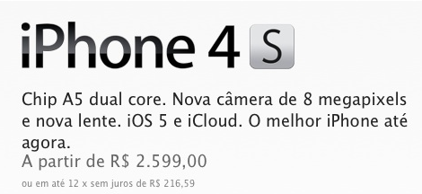 In Brazil, the 16GB Apple iPhone 4S costs $1,410 USD - 20 more countries launch the Apple iPhone 4S