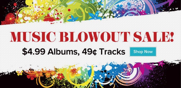 Only at Google Music: millions of tracks for 49 cents each