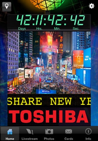 Watch 2012 begin on your phone - Ring in the New Year watching on your phone as the ball drops in Times Square